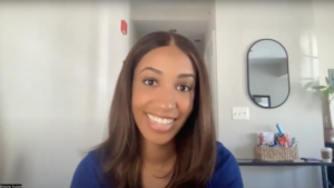 Brianna Tucker presents virtually to NPF fellows